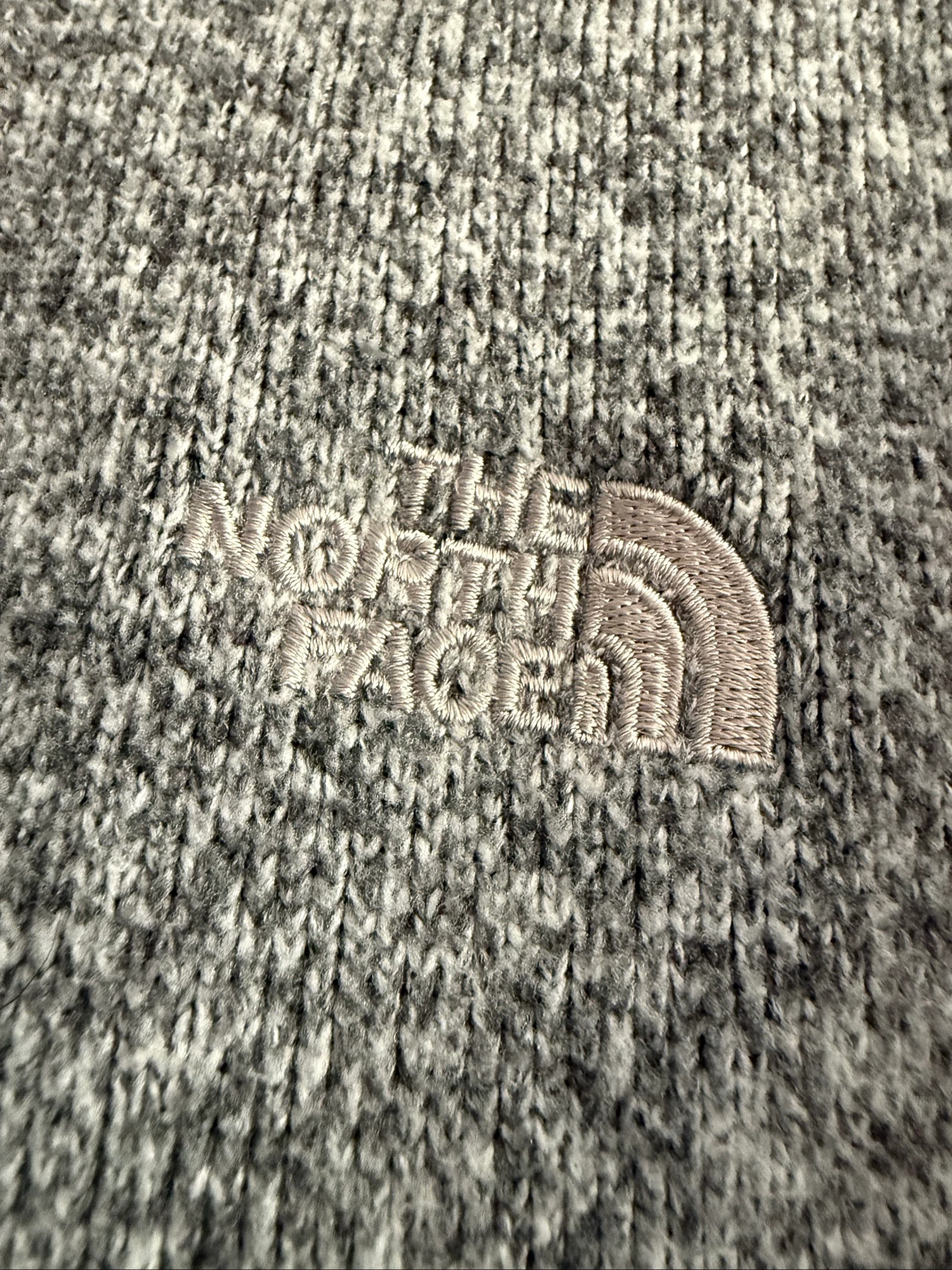 The North Face women's thick grey hooded fleece jacket size M – photo 5
